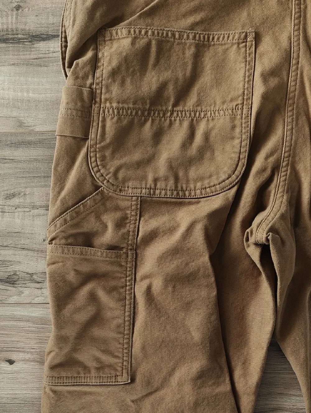 EUC Carhartt Women's Rugged Flex Loose Fit Canvas Bib Overalls - Picture 9 of 12
